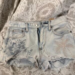 American eagle vintage high rise festival shorts